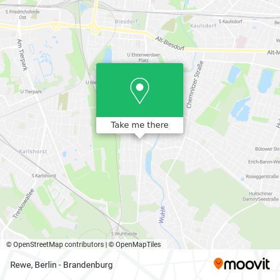 Rewe map