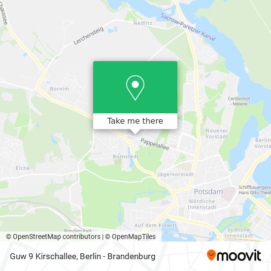 Guw 9 Kirschallee map