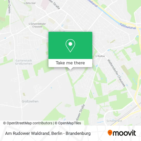 Карта Am Rudower Waldrand