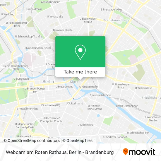 Карта Webcam am Roten Rathaus