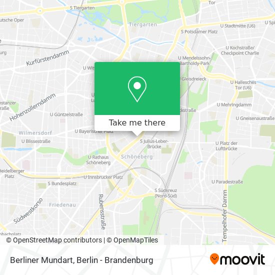 Berliner Mundart map