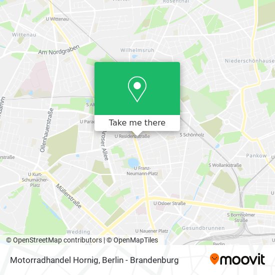 Карта Motorradhandel Hornig