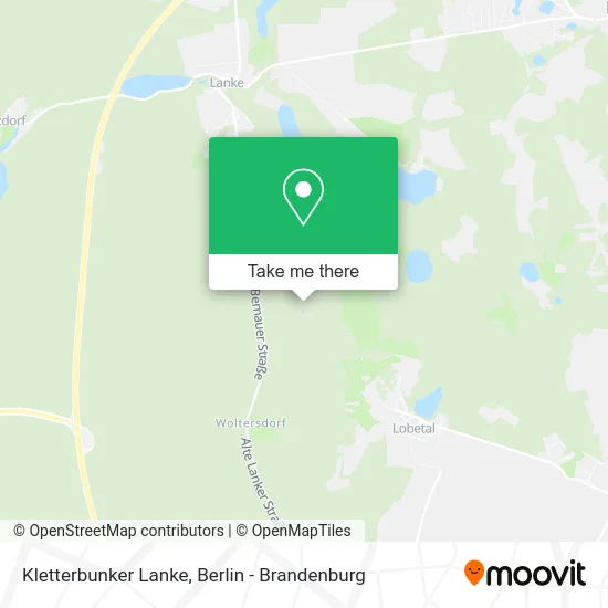 Kletterbunker Lanke map