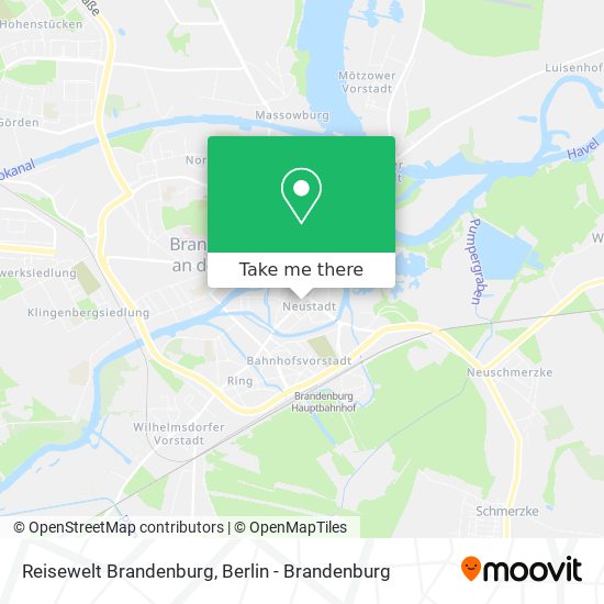 Карта Reisewelt Brandenburg