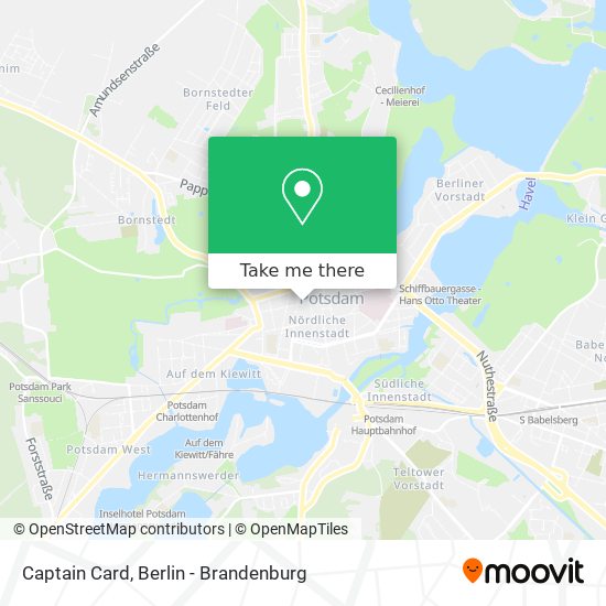 Captain Card map