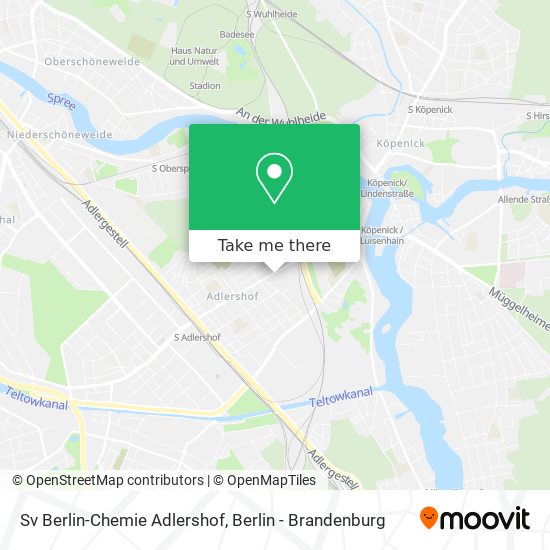 Sv Berlin-Chemie Adlershof map