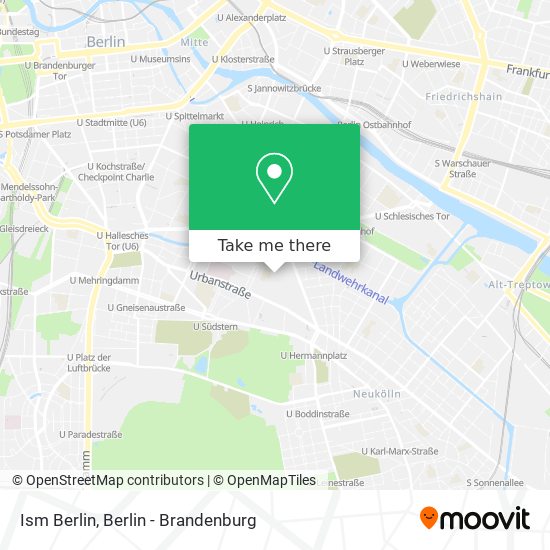 Ism Berlin map