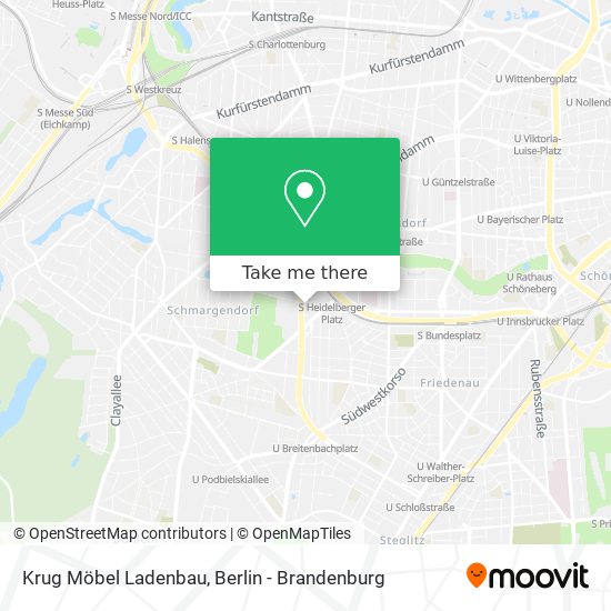 Карта Krug Möbel Ladenbau
