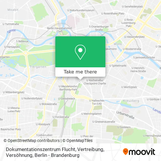 Карта Dokumentationszentrum Flucht, Vertreibung, Versöhnung