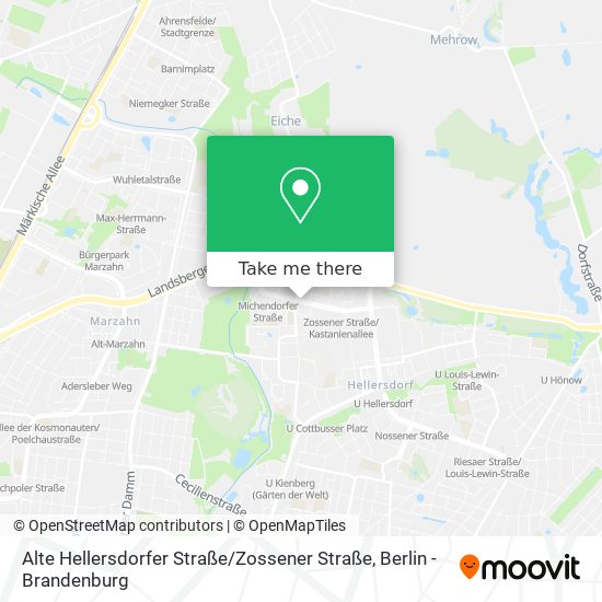 Alte Hellersdorfer Straße / Zossener Straße map