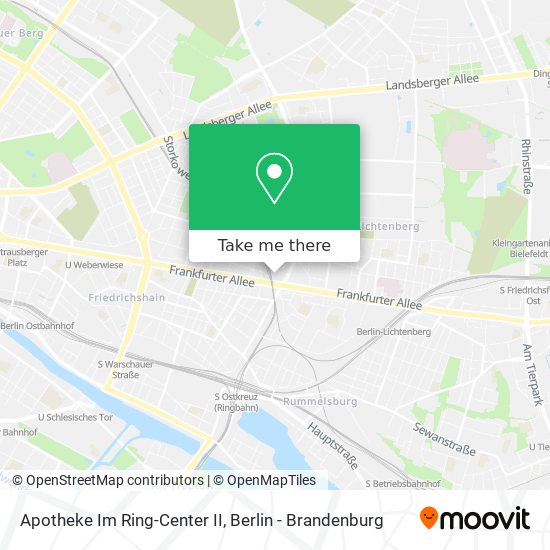 Apotheke Im Ring-Center II map