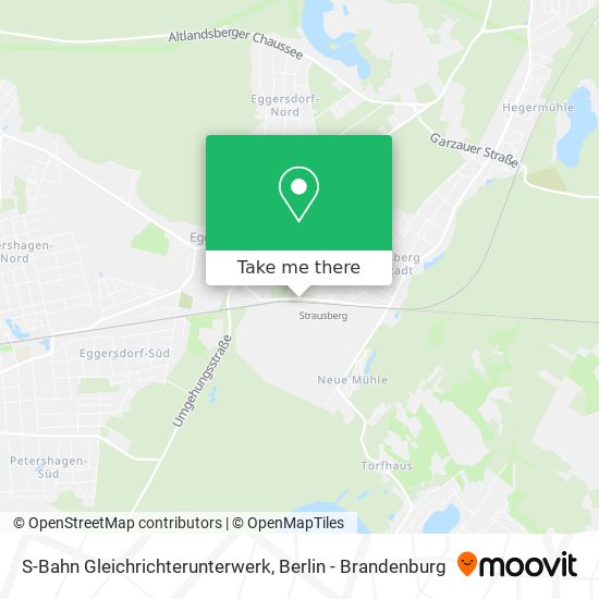 S-Bahn Gleichrichterunterwerk map