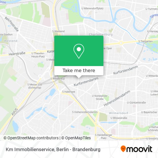 Km Immobilienservice map