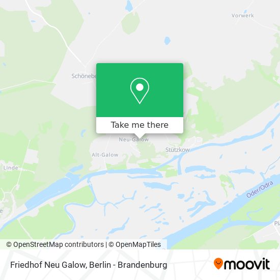 Friedhof Neu Galow map