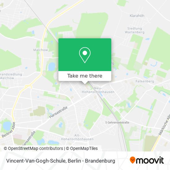 Vincent-Van-Gogh-Schule map