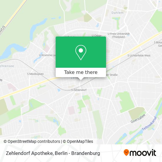 Zehlendorf Apotheke map