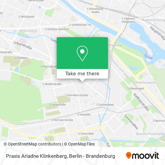 Praxis Ariadne Klinkenberg map