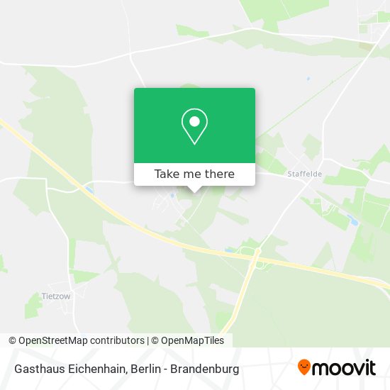 Gasthaus Eichenhain map