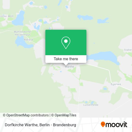 Dorfkirche Warthe map