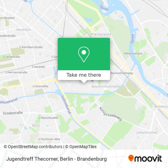 Jugendtreff Thecorner map