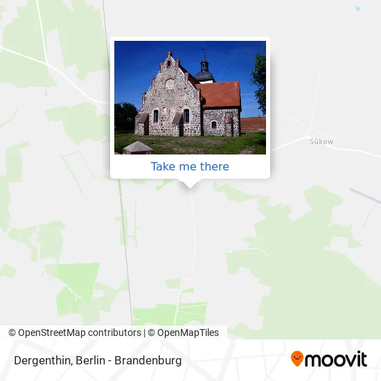 Карта Dergenthin