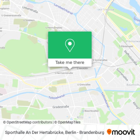 Sporthalle An Der Hertabrücke map