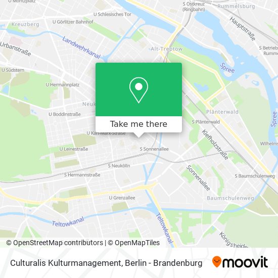 Culturalis Kulturmanagement map