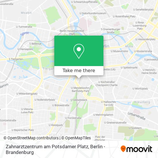 Zahnarztzentrum am Potsdamer Platz map