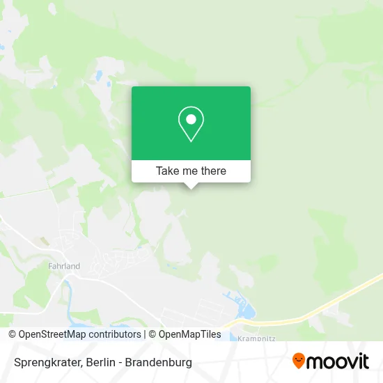 Sprengkrater map