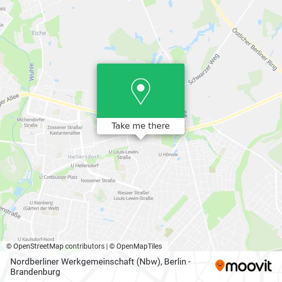Карта Nordberliner Werkgemeinschaft (Nbw)