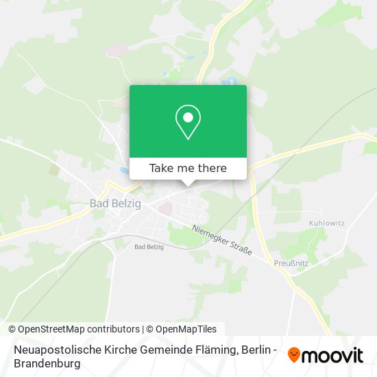 Neuapostolische Kirche Gemeinde Fläming map