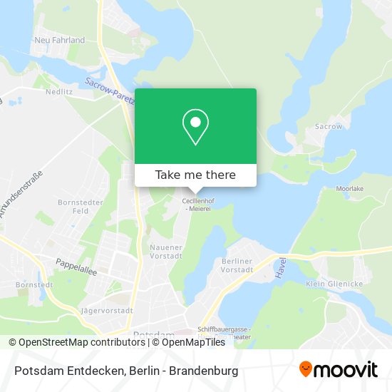 Potsdam Entdecken map