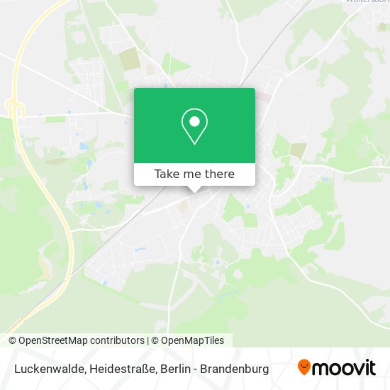 Luckenwalde, Heidestraße map