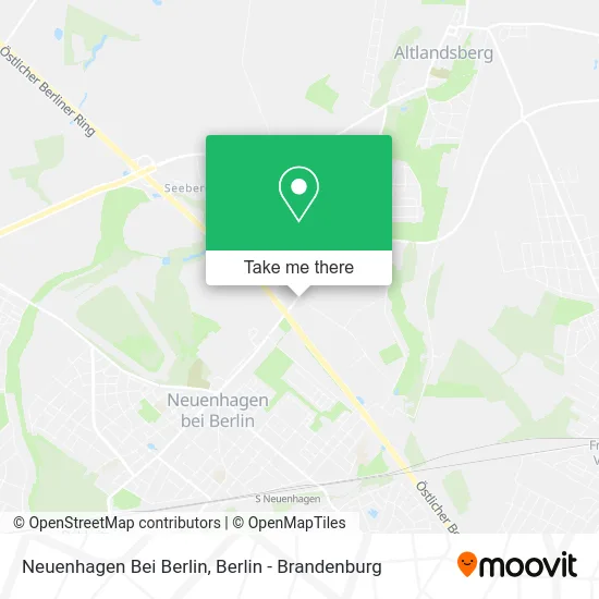 Neuenhagen Bei Berlin map