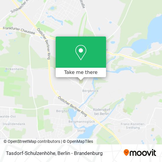 Tasdorf-Schulzenhöhe map