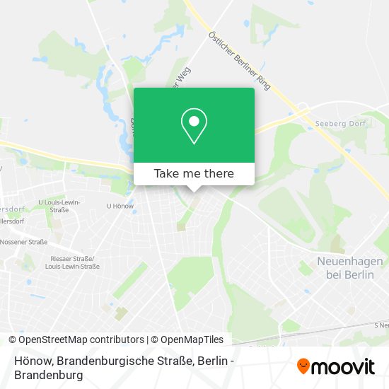 Карта Hönow, Brandenburgische Straße