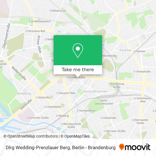 Dlrg Wedding-Prenzlauer Berg map