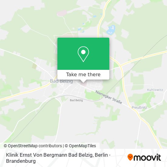Klinik Ernst Von Bergmann Bad Belzig map