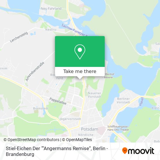 Stiel-Eichen Der ""Angermanns Remise“ map