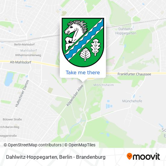 Карта Dahlwitz-Hoppegarten