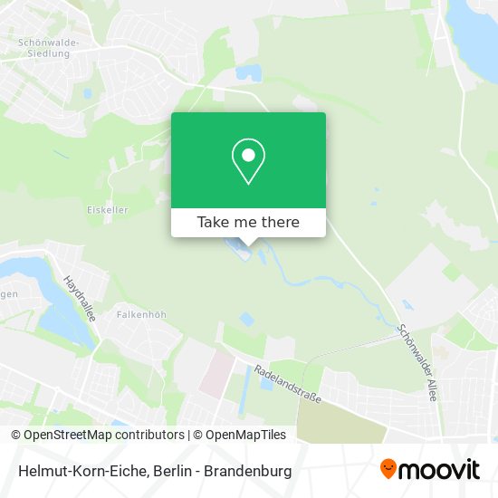 Helmut-Korn-Eiche map
