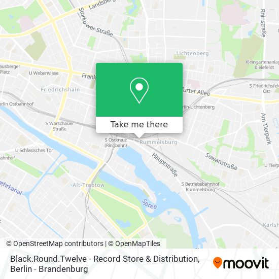 Black.Round.Twelve - Record Store & Distribution map