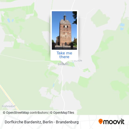 Dorfkirche Bardenitz map