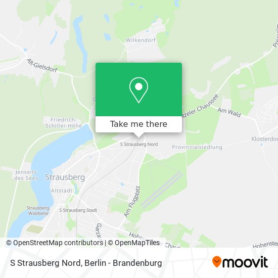 S Strausberg Nord map