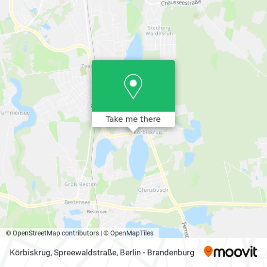 Körbiskrug, Spreewaldstraße map