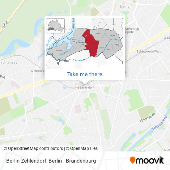 Berlin-Zehlendorf map