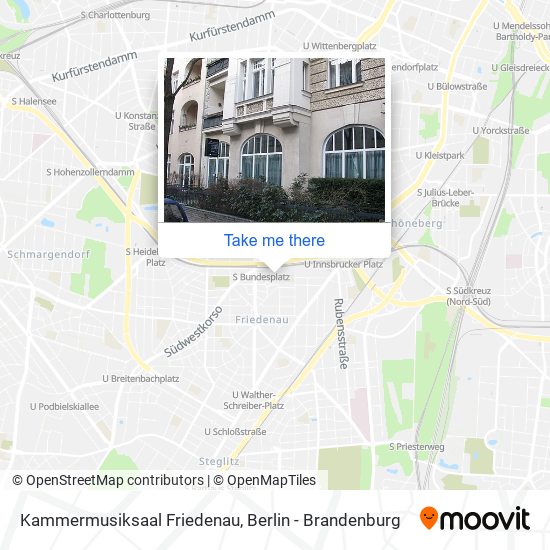 Карта Kammermusiksaal Friedenau