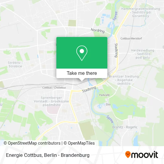 Energie Cottbus map