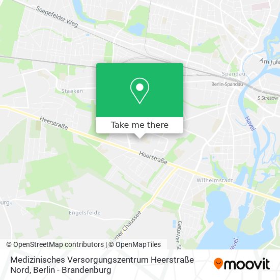 Medizinisches Versorgungszentrum Heerstraße Nord map
