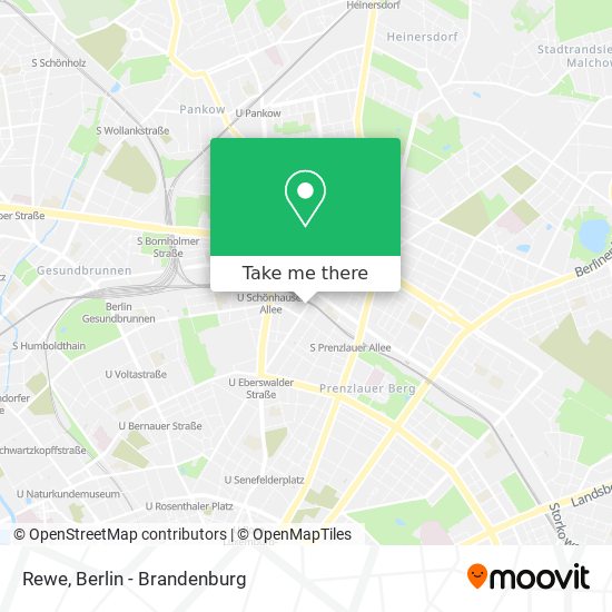 Rewe map